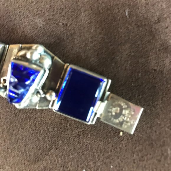 VINTAGE MEXICAN ALPACA PANEL BRACELET - Picture 3 of 4